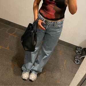 Levi’s super low jeans